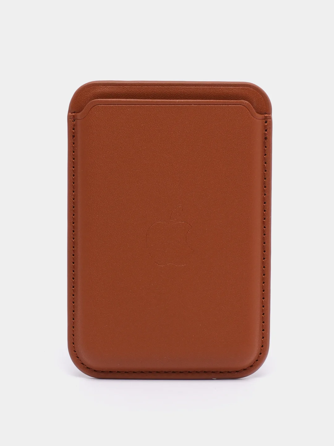 Коричневый кошелёк для карт на магните MagSafe Leather Wallet