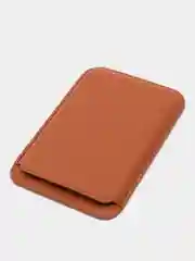 Коричневый кошелёк для карт на магните MagSafe Leather Wallet