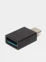 Черный otg-переходник с Type-C на USB