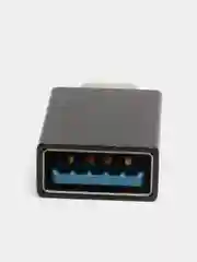 Черный otg-переходник с Type-C на USB