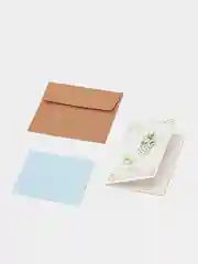 Золотистый хаки мини открытки 3D