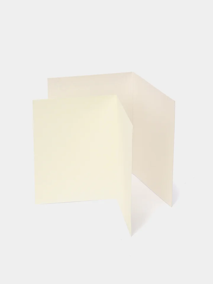 Бежевый меланж мини открытки 3D