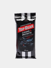 Влажные салфетки для ухода за кожей Top Gear, 25 штук