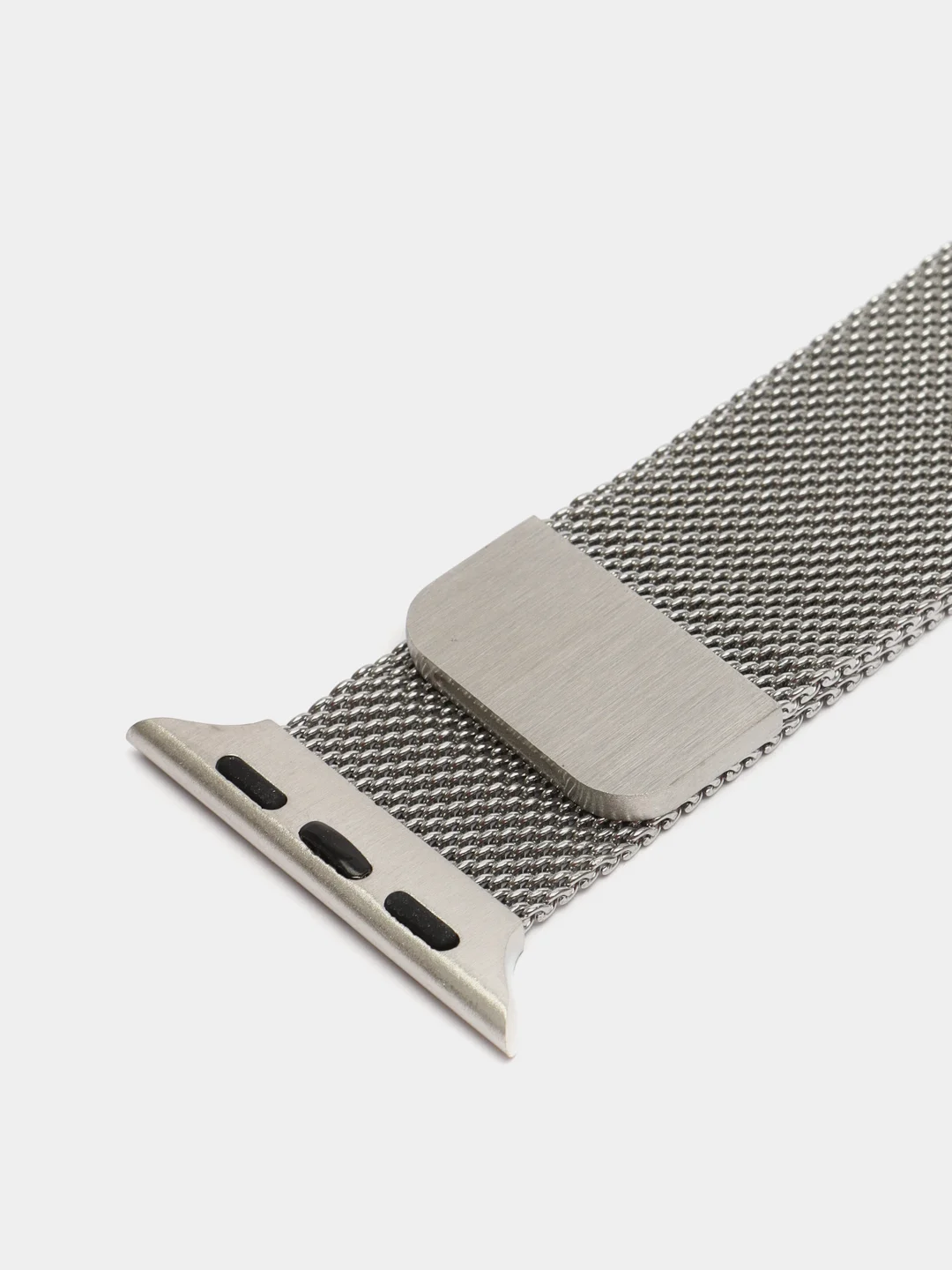 Серебряный ремешок для Apple Watch "Миланская петля"