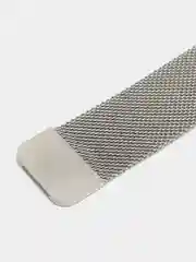 Серебряный ремешок для Apple Watch "Миланская петля"