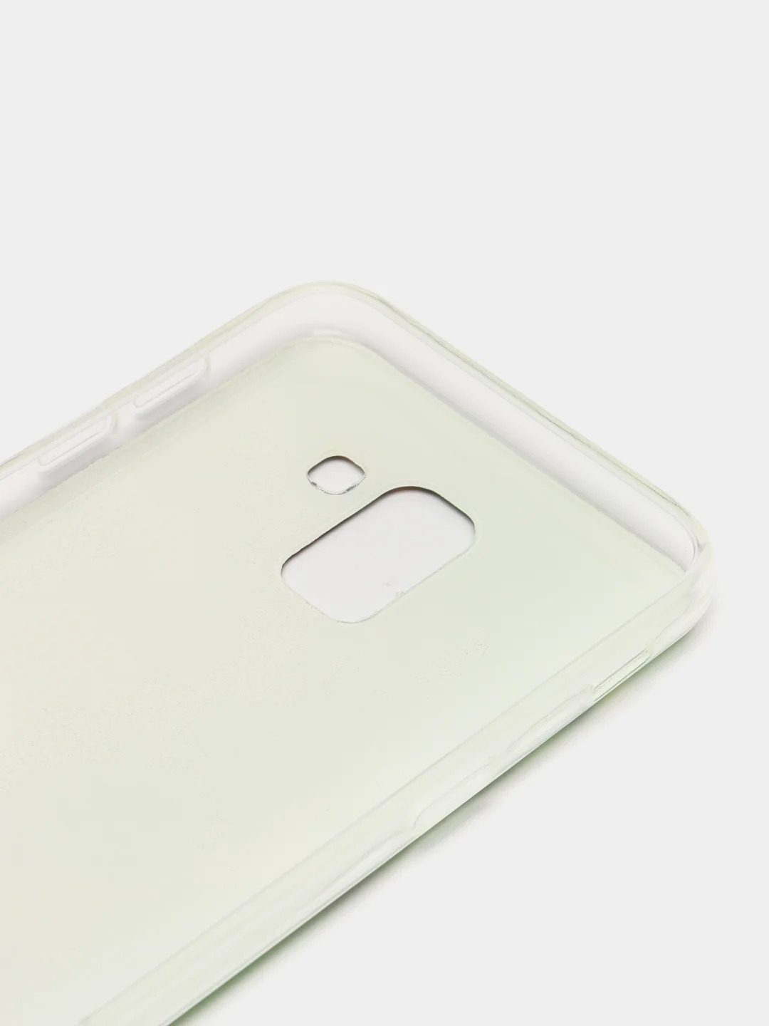 Зеленый чехол Samsung Galaxy J6, Самсунг Галакси Джи6 2018 силиконовый с мраморным рисунком