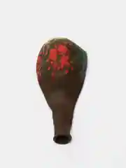 Коричневый воздушный шар с дизайном "Листья", 1 шт