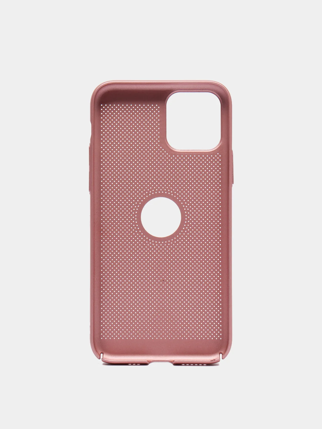 Розовый чехол ультратонкий с перфорацией для Айфон iPhone 11, iPhone 11 Pro, iPhone 11 Pro Max