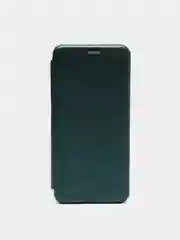Тёмно-зелёный чехол книжка Samsung Galaxy A03S с функцией подставки