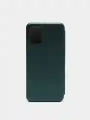 Тёмно-зелёный чехол книжка Samsung Galaxy A03S с функцией подставки