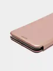 Розовый чехол книжка Samsung Galaxy A03S с функцией подставки
