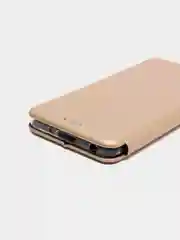 Золотой чехол книжка Xiaomi Redmi 10 с функцией подставки