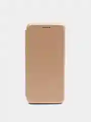 Золотой чехол книжка Xiaomi Redmi 10 с функцией подставки