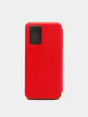 Красный чехол книжка Xiaomi Redmi 10 с функцией подставки