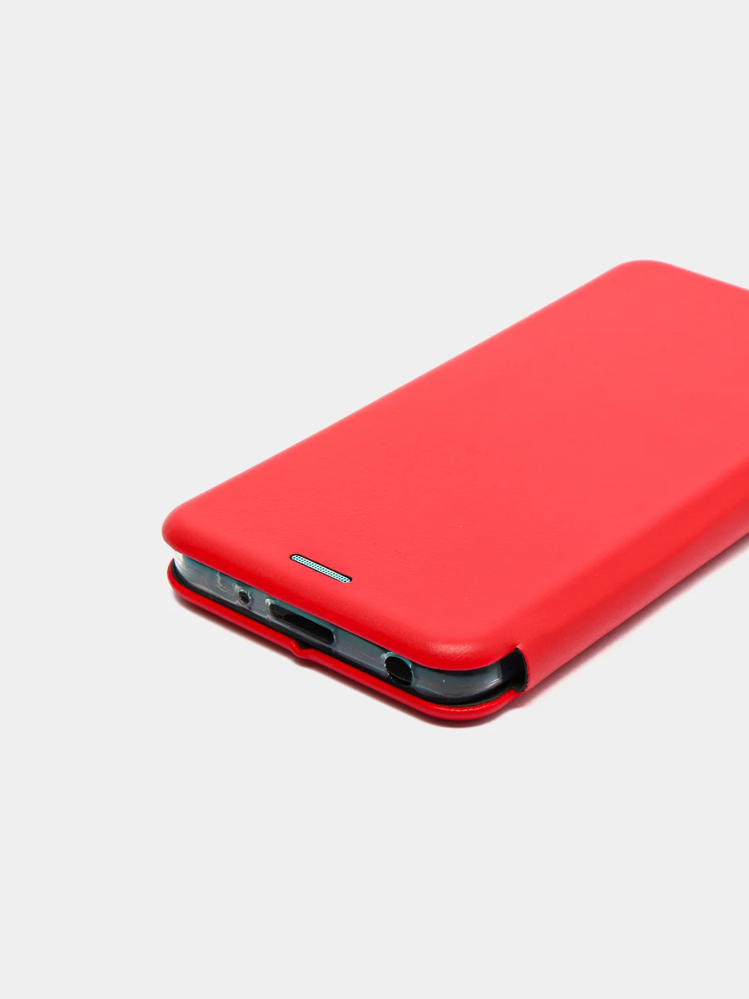 Красный чехол книжка Xiaomi Redmi 10 с функцией подставки