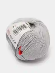 Серебряный пряжа YarnArt Jeans, 55% Хлопок, 45% Акрил, 50 г, 160 м  (часть1) Ярн Арт Джинс