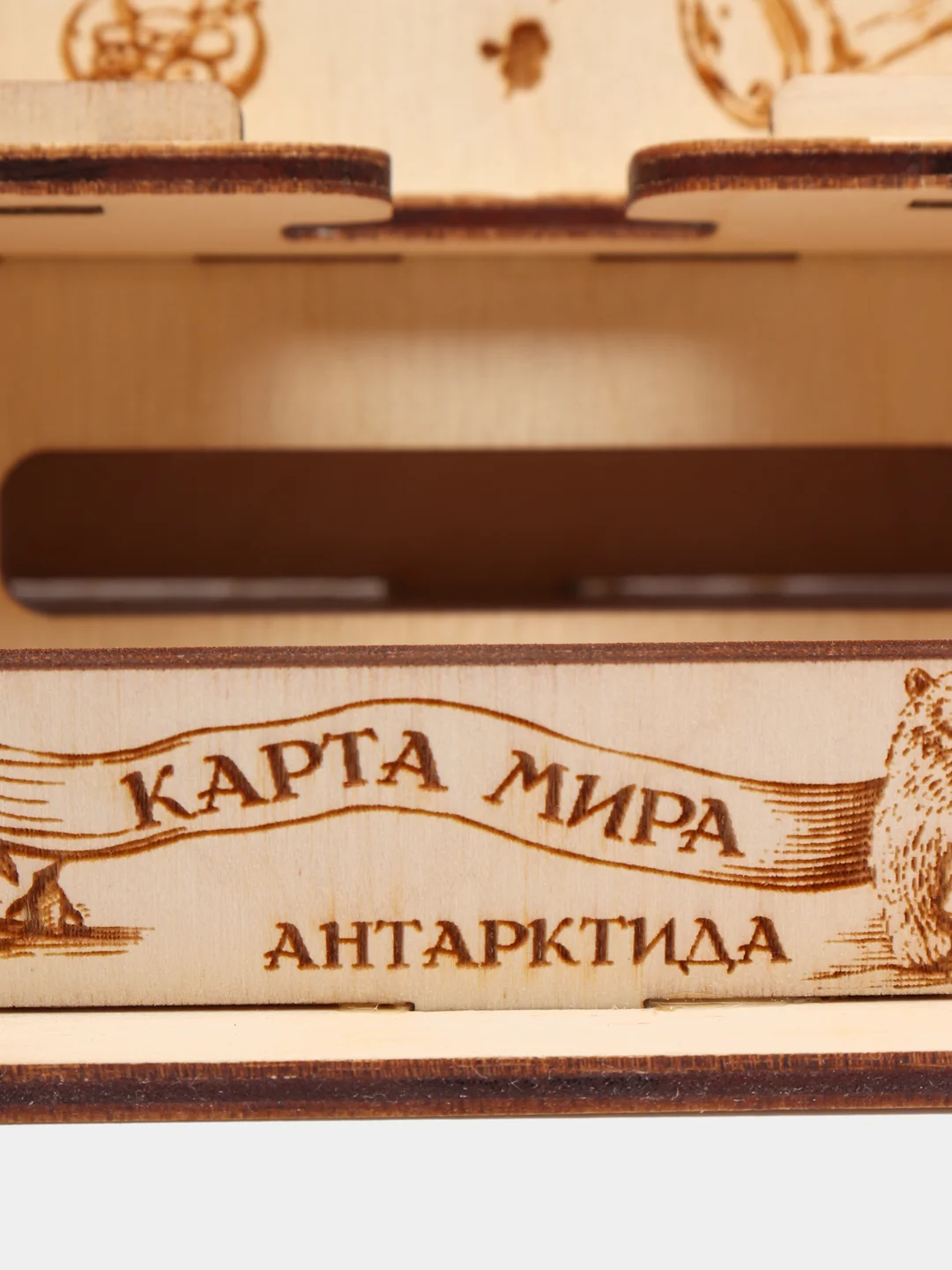 Бежевый меланж органайзер-карандашница для канцтоваров, с подставкой для телефона