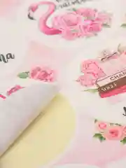 Бордовый наклейки новогодние для ежедневника, цветов и подарков на Новый год