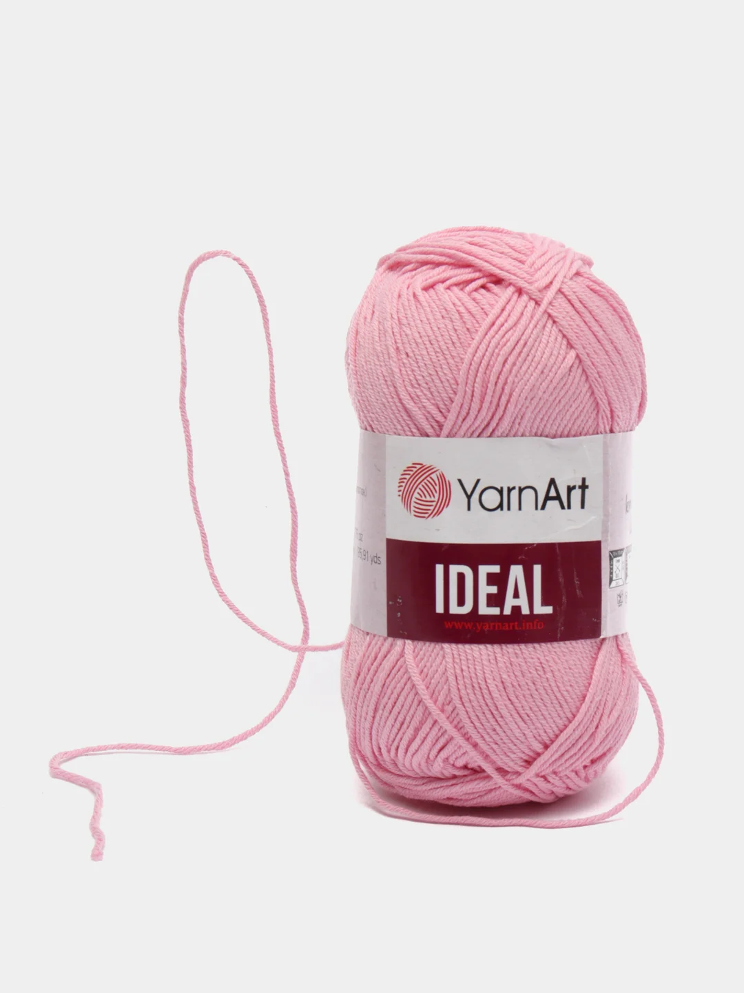 Розовый пряжа YarnArt Ideal 100% Хлопок 50г 170м