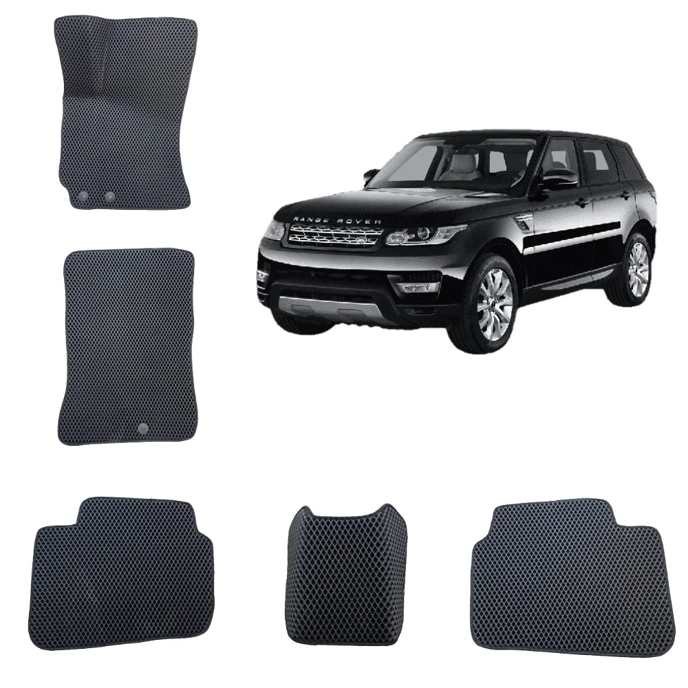 Черный 3d Автомобильные EVA коврики RANGE ROVER SPORT 2 / ЛЭНД РОВЕР РЕНДЖ РОВЕР СПОРТ 2