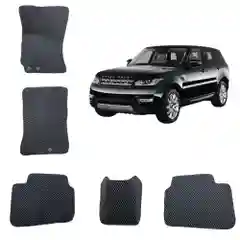 Черный 3d Автомобильные EVA коврики RANGE ROVER SPORT 2 / ЛЭНД РОВЕР РЕНДЖ РОВЕР СПОРТ 2