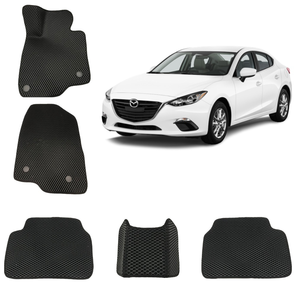 3-D Автомобильные EVA коврики для MAZDA 3 BM 3 поколение купить по цене  2308.5 ₽ в интернет-магазине KazanExpress