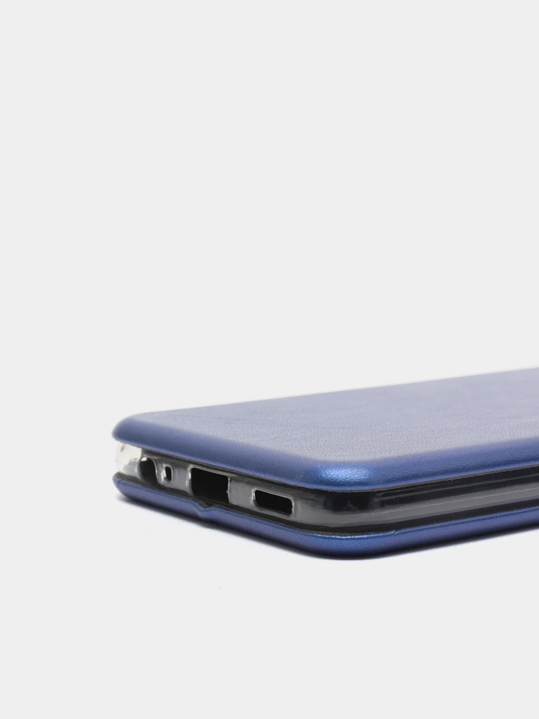 Синий чехол книжка Xiaomi Redmi Note 9T с функцией подставки