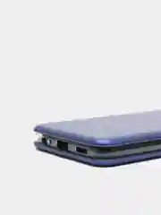 Синий чехол книжка Xiaomi Redmi Note 9T с функцией подставки