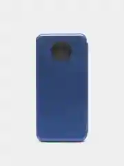 Синий чехол книжка Xiaomi Redmi Note 9T с функцией подставки