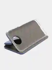 Синий чехол книжка Xiaomi Redmi Note 9T с функцией подставки