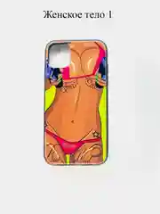 Чехол для iPhone 11, с принтом "Мультперсонажи"