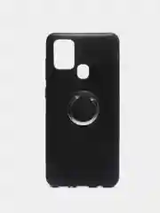 Черный чехол для Samsung Galaxy A21, A21S, A31, A41, A71, A91/ S10 Lite с кольцом-держателем