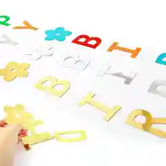Красный праздничная гирлянда на день рождения "Happy birthday", длина 1,8 м