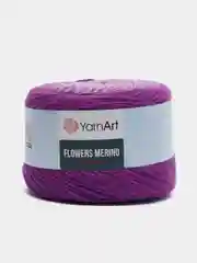 Фиолетовый пряжа Yarnart Flowers Merino, 590 м, 225 г