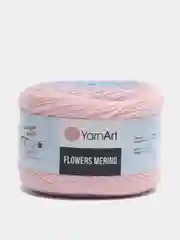Розовый пряжа Yarnart Flowers Merino, 590 м, 225 г
