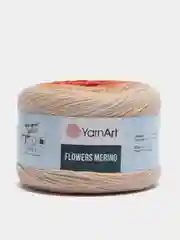 Кремовый пряжа Yarnart Flowers Merino, 590 м, 225 г