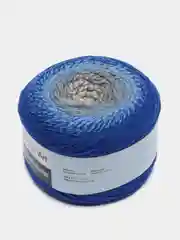 Синий пряжа Yarnart Flowers Merino, 590 м, 225 г