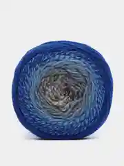 Синий пряжа Yarnart Flowers Merino, 590 м, 225 г