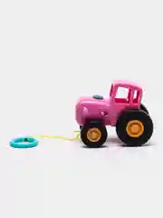 Розовый музыкальная игрушка-каталка "Синий трактор"