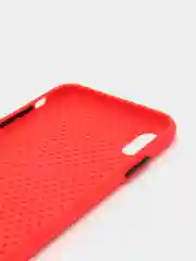 Красный чехол силиконовый с перфорацией для  Айфон iPhone  XS MAX и iPhone XR