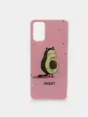 Алый чехол силиконовый с рисунком для Samsung Galaxy A02, A02S, A32, A52, A72
