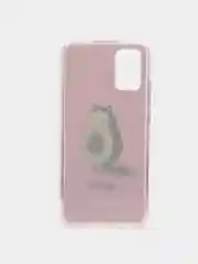 Алый чехол силиконовый с рисунком для Samsung Galaxy A02, A02S, A32, A52, A72