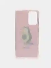 Алый чехол силиконовый с рисунком для Samsung Galaxy A02, A02S, A32, A52, A72
