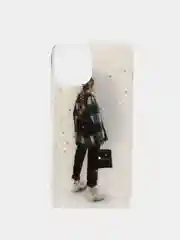 Багровый чехол силиконовый с рисунком для Apple Iphone 11, 12, 12Pro, 12 pro max