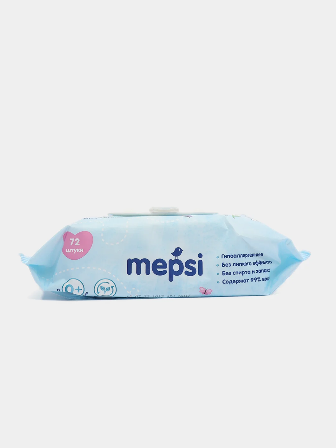 Салфетки влажные гипоаллергенные детские MEPSI 72шт