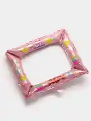 Розовый воздушный шар "Селфи-рамка"
