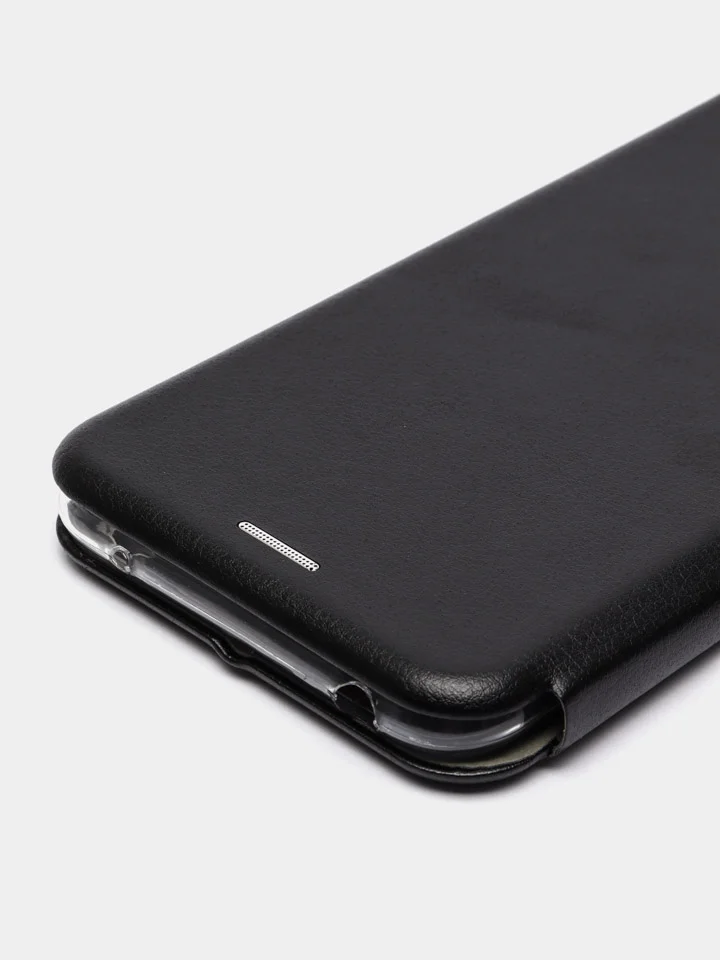 Темно-синий чехол книжка на Huawei Y7 2019, Хуавей У7 2019