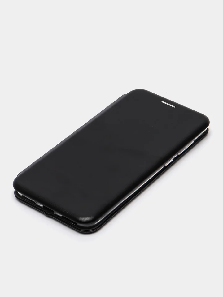 Темно-синий чехол книжка на Huawei Y7 2019, Хуавей У7 2019