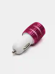 Тёмно-розовый usb - зарядник в прикуриватель авто