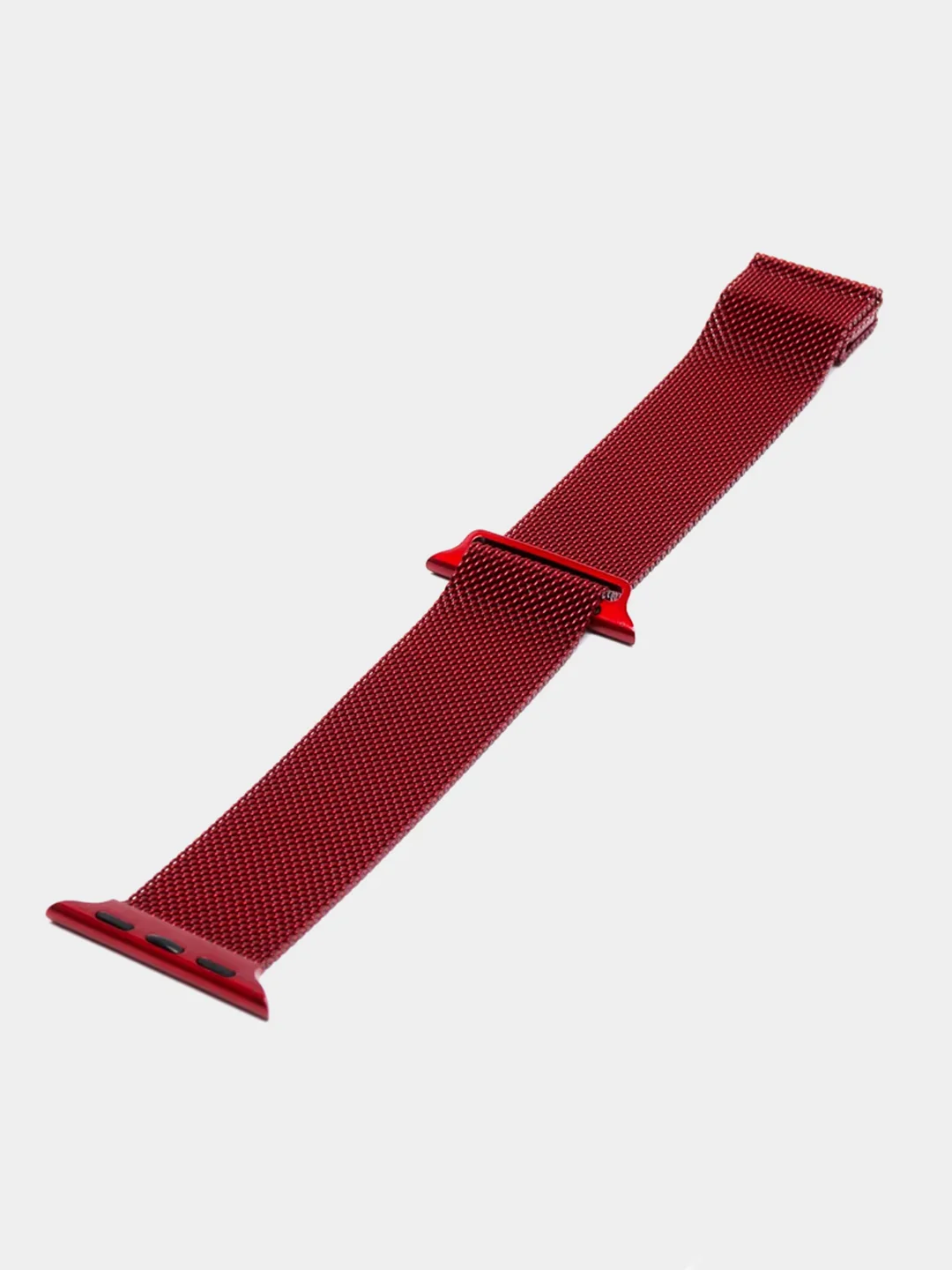 Багровый ремешок для Apple Watch "Миланская петля"